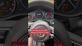 2021 Mazda CX-30 Turbo startup #shorts