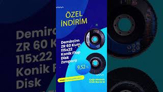 Demircim Zr 60 Kum 115X22 Konik Flap Disk Zımpara