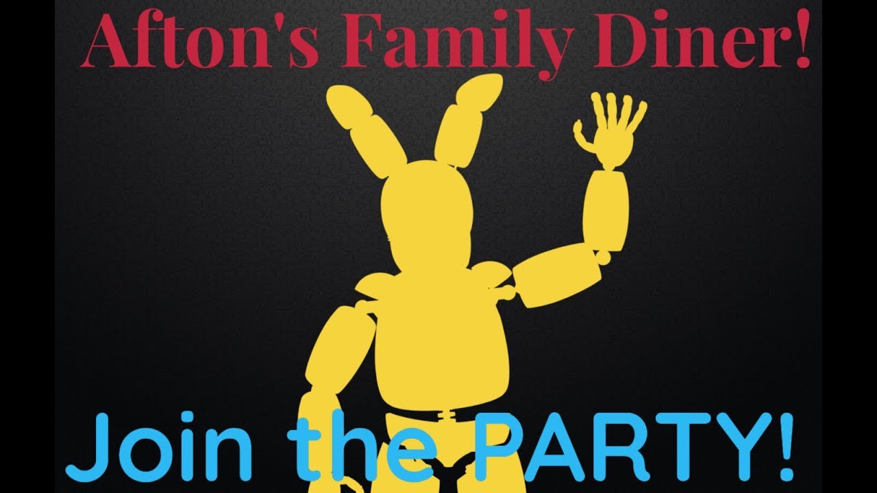 Aftons Family Diner Launch Trailer By Lonewatermelon - new aftons family diner secret character 7 five nights at freddys roblox rp