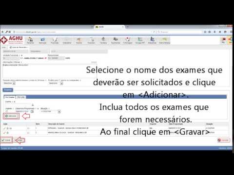 Solicitação de Exames - Ambulatório