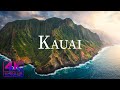 Flying over kauai  4k u  stunning footage scenic relaxation film with calming music