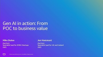 AWS Summit London 2025 - Gen AI in action: from POC to business value