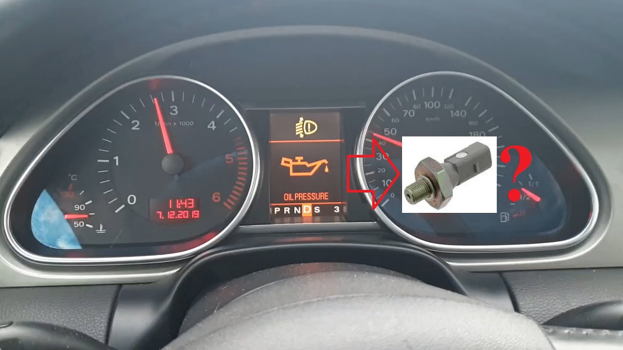 Oil Pressure Warning Fix! Audi Q7 4L Oil Pressure Sensor Location And
