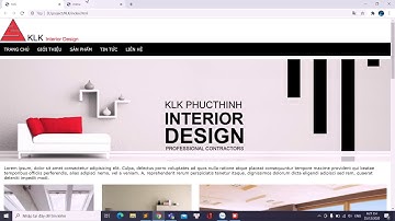THIẾT KẾ WEB (Hướng Dẫn Thiết kế thanh Menu top)
