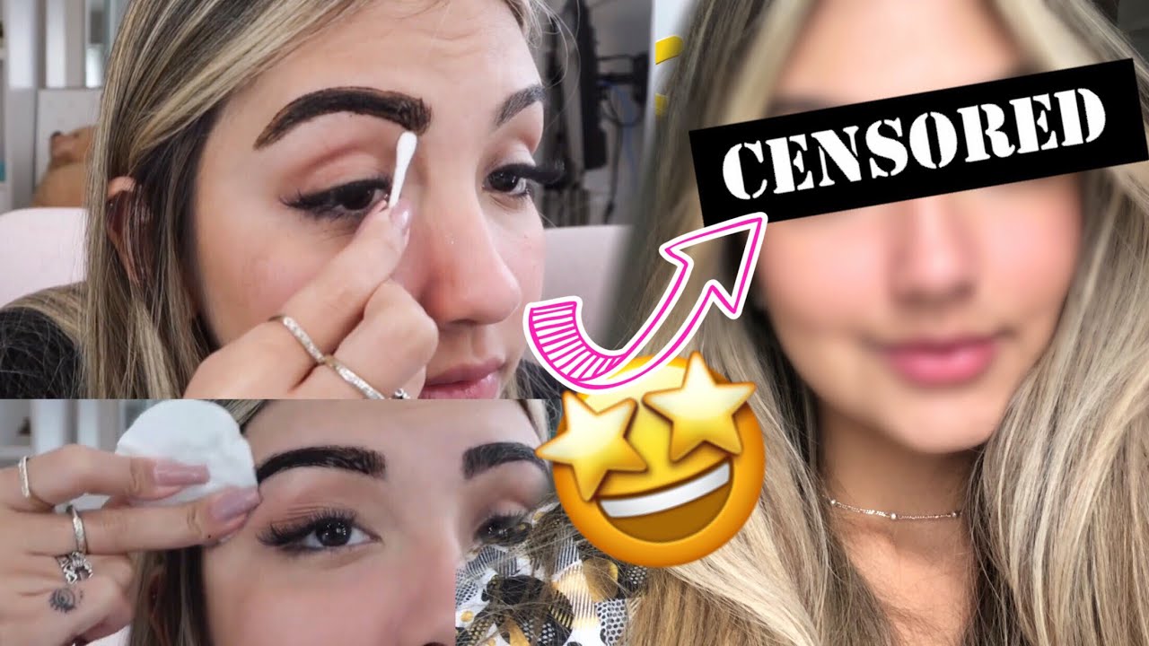 TENTEI PINTAR A SOBRANCELHA COM HENNA YouTube