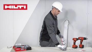 HOW TO install Hilti CFS-C EL Firestop Endless Collar around Elbow Pipes