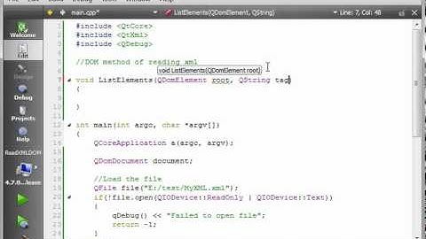 C++ Qt 95 - Read XML with DOM
