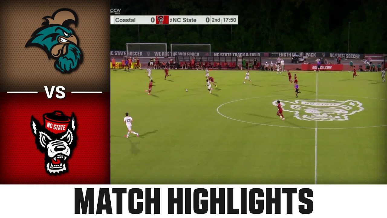 NC State vs. Coastal Carolina Match Highlights | 2026 ACC Men's Soccer