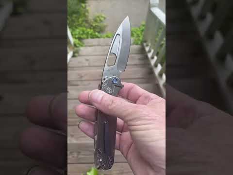 Medford Infraction. S35VN Tumbled Blade w/ Tumbled 