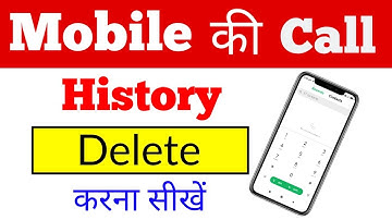 Mobile se call history kaise delete kare new !! How to Delete Mobile Call history