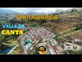 🇵🇪PARIAMARCA | EL VALLE DE CANTA VISTA DESDE UN DRONE 4K, EN SU FIESTA PATRONAL 2023⛰️🏔🪨🛤📽🎬