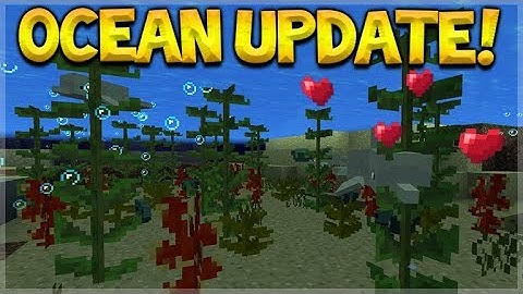 SNEAK PREVIEW! MINECRAFT 1.3 UPDATE AQUATIC DOLPHINS, KELP & MORE! (Concept Creation)