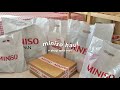 A huge and aesthetic miniso haul   beauty skincare home goods
