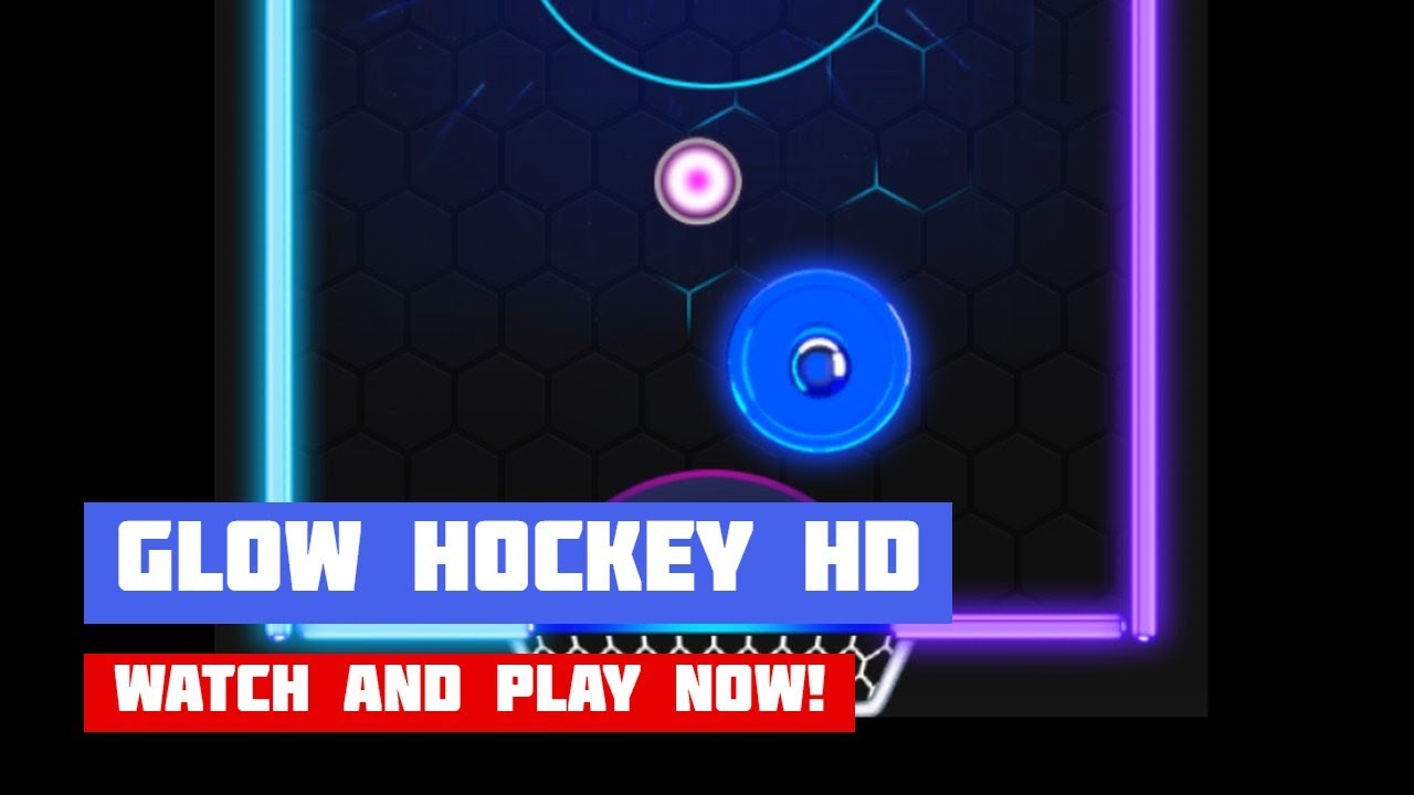 Glow Hockey HD - Free Play & No Download