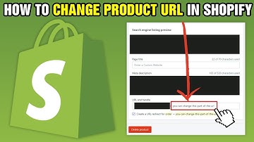 How To Change Product URL in Shopify (2025)