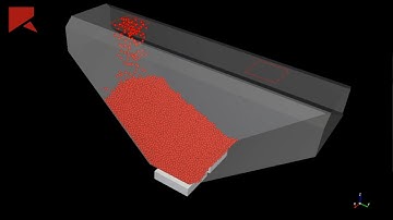 Rockey DEM Simulation|| Silo || Inlet Filling and Discharge