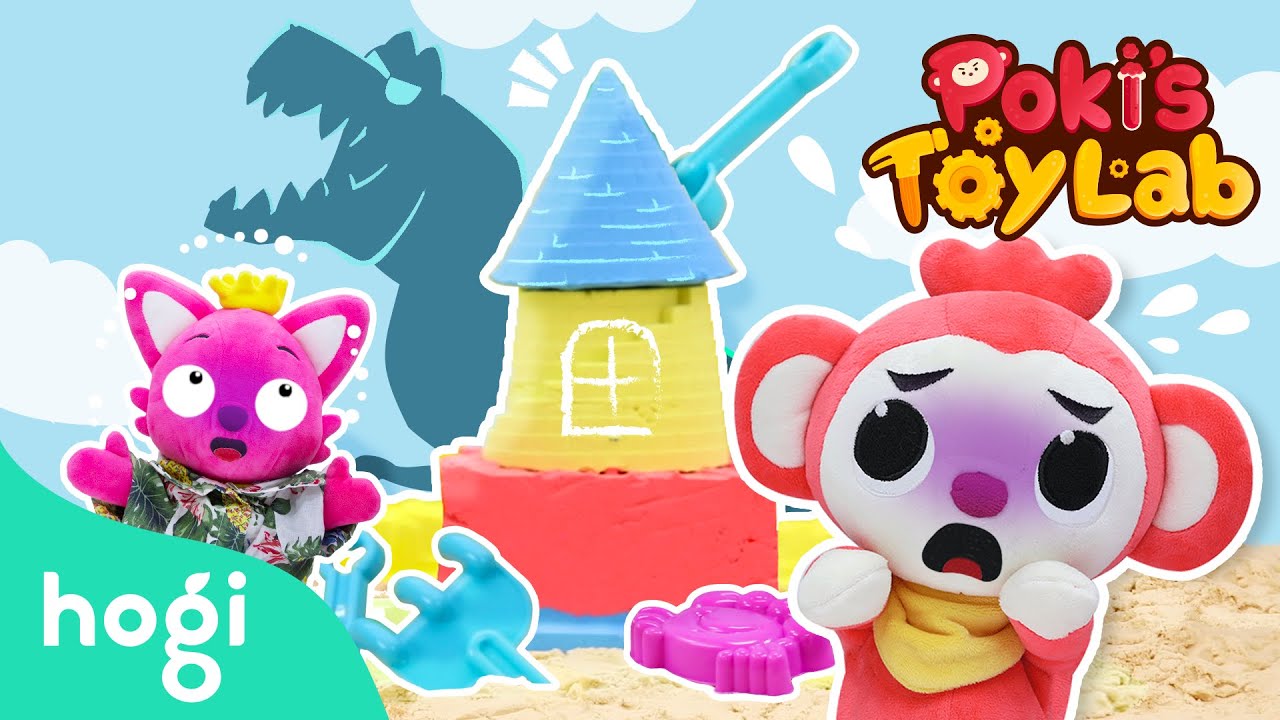 Playing with sand!, Poki's Toy Lab, Toy Review, Dinosaur Dance Dance