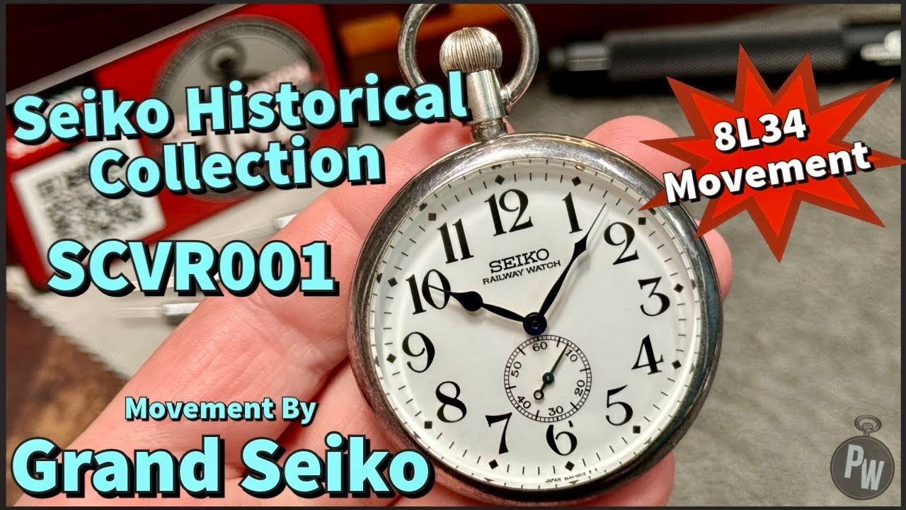 Seiko SCVR001 Pocket Watch — Grand Seiko 8L34 Movement — Limited