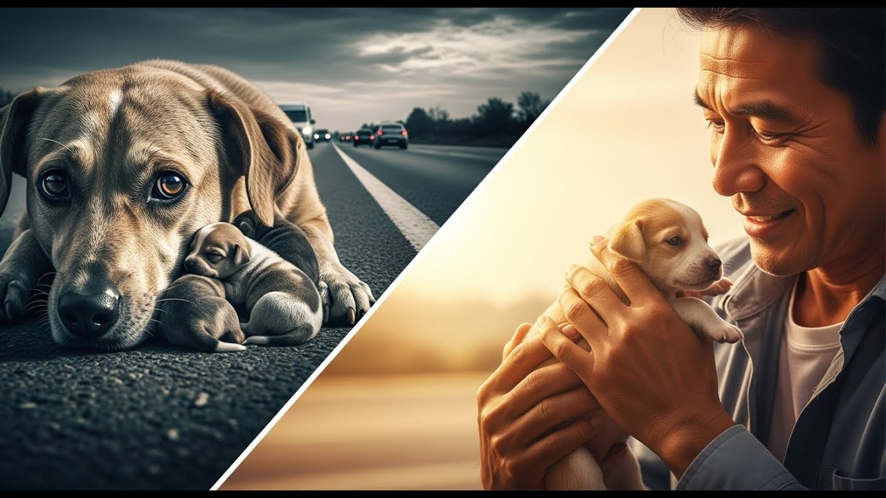Abandoned in the Storm: How One Man Saved a Mother Dog and Her Puppies ...