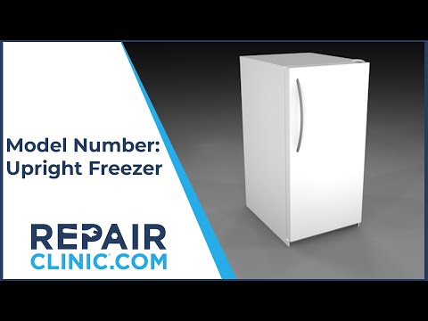 View Video: How to Find the Model Number on an Upright Freezer - Tech Tips from Repair Clinic