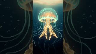 ascending through the deep ocean 🪼✨ #subscribe