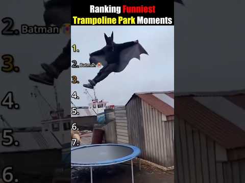 ranking best trampoline Park moments #viralshorts