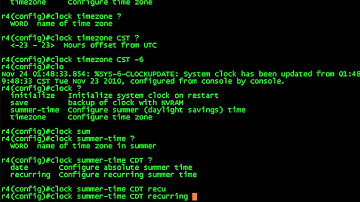 Cisco Devices Lab의 네트워크 시간 프로토콜(NTP) - 3부