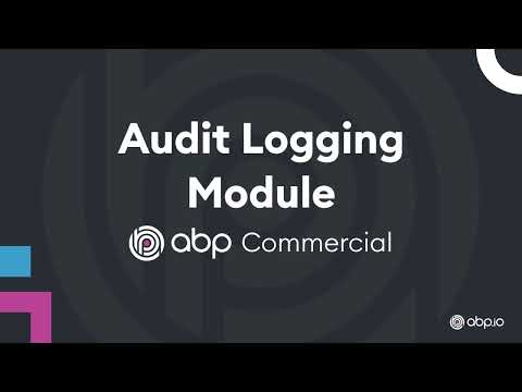ABP Commercial — Audit Logging Module