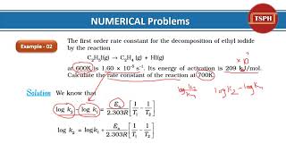 Numerical Arrhenius Equation - Chemical Kinetics