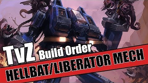 Build Order Tutorial: TvZ Hellbat + Liberator Attack Into Mech