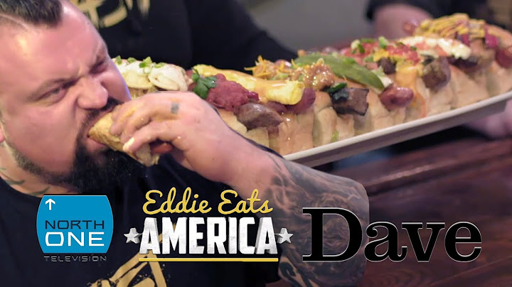 Eddie Hall Takes on 8 GIANT Hot Dogs | Eddie Eats America