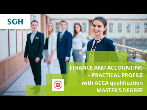 FINANCE AND ACCOUNTING – PRACTICAL PROFILE – WITH ACCA QUALIFICATION (MASTER’S DEGREE)