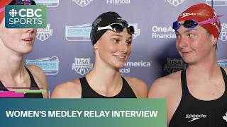 Canada relay team feels they ended 2026 Pan Pacific Swimming Championships on a great note