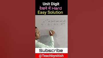 Unit Digit Short Tricks | Unit Digit Ka Short Trick #unitdigittricks #unitdigit #mathstricks #trick