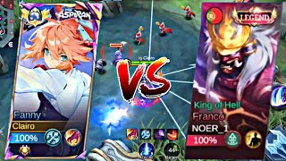 HARD GAME!! FANNY VS PRO FRANCO SOLO RANKED WHO WILL WIN?! - Mobile Legends