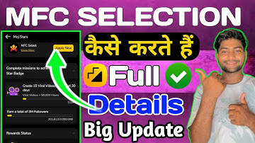 moj for creators apply कैसें करते हैं | 100% Mfc selection 2024 || how to moj app || Big Update 2024