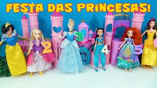 Festa das Princesas Disney Histórias das princesas Branca de Neve, Cinderela #disney #cinderela