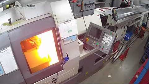 Firetrace Automatic Fire Suppression System suppresses fire in CNC Machine