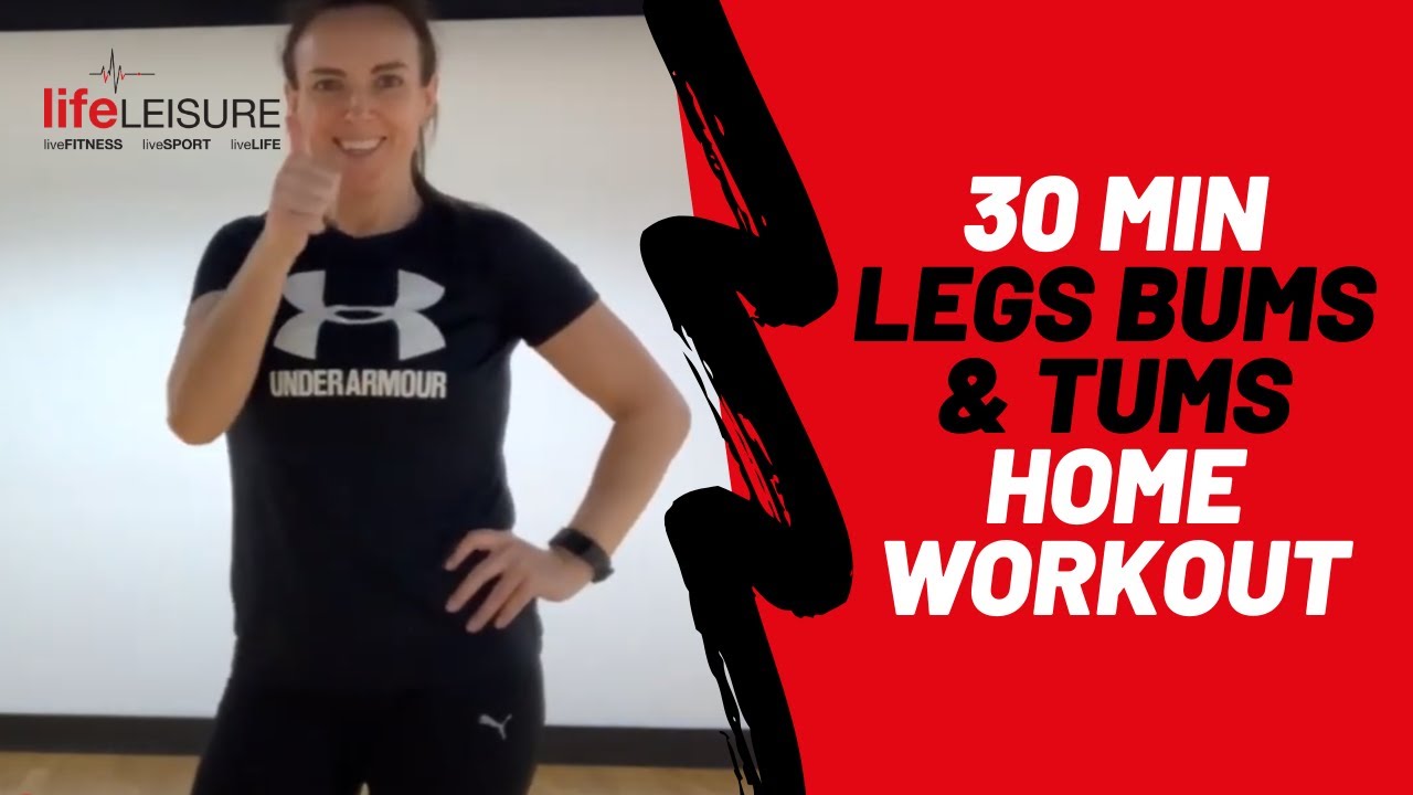 15 Minute Legs bums and tums home workout with Comfort Workout Clothes