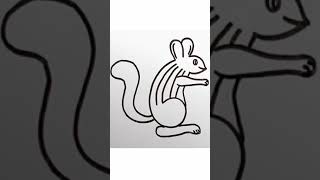 Squirrel drawing 6