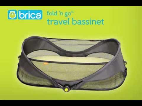 fold and go travel bassinet