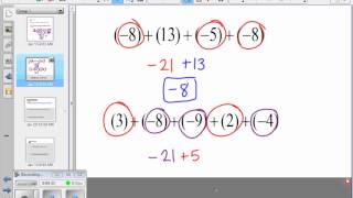 Saxon Pre-Algebra Lesson 70 - Rules for Adding Signed Numbers Wealth