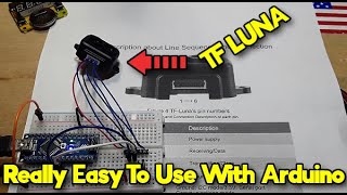 TF Luna: &quot;Time Of Flight&quot; Distance Measuring Arduino Sensor with I2C