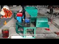 Small scale palm oil extraction expeller machine with diesel engine