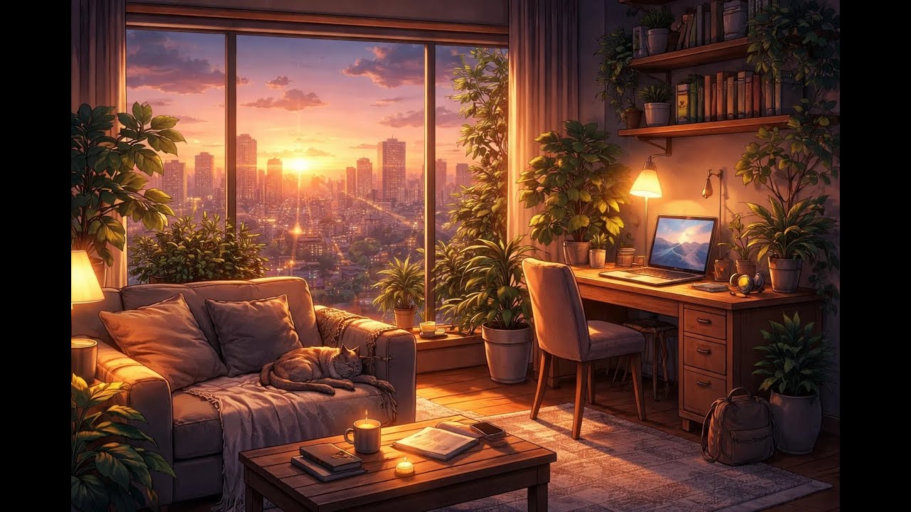 1 hour of relaxing lounge chill music for study, work and focus.