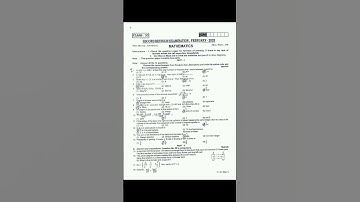 10th STD Maths Second Revision Exam Original Question Paper 2025