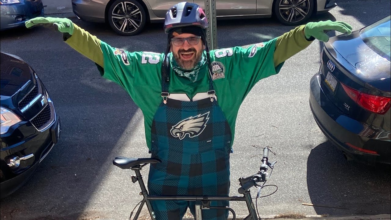 Eagles Super Bowl LIX Victory Parade by Bike - YouTube