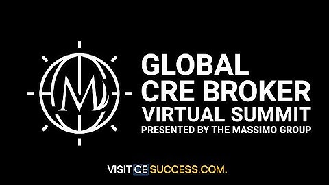 Ready to DOMINATE 2026? Start Here. - The Global CRE Broker Virtual Summit by The Massimo Group