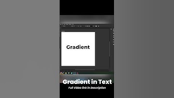 #shorts  Gradient in Text | Photoshop Malayalam Tutorial