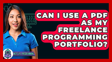 Can I Use A PDF As My Freelance Programming Portfolio? - Next LVL Programming